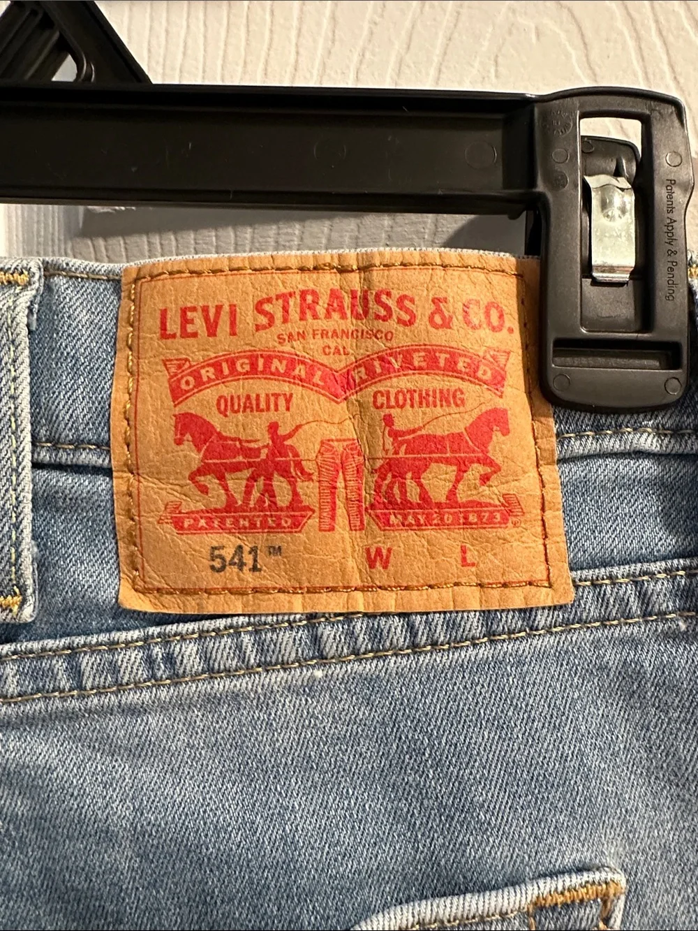 Men's Levi’s 541 Light Blue Denim Jeans - Classic Straight Fit